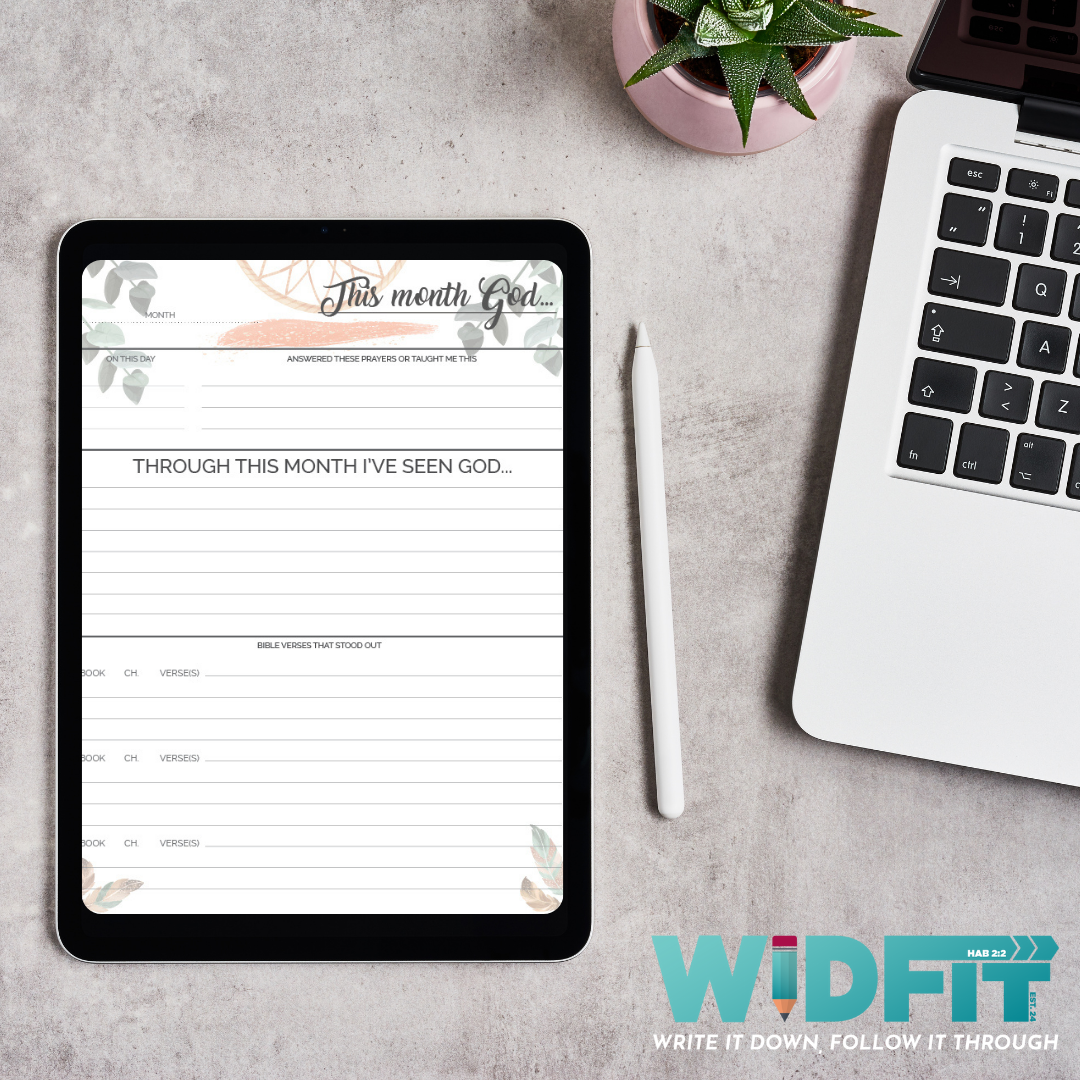 WIDFIT Digital Journaling Package