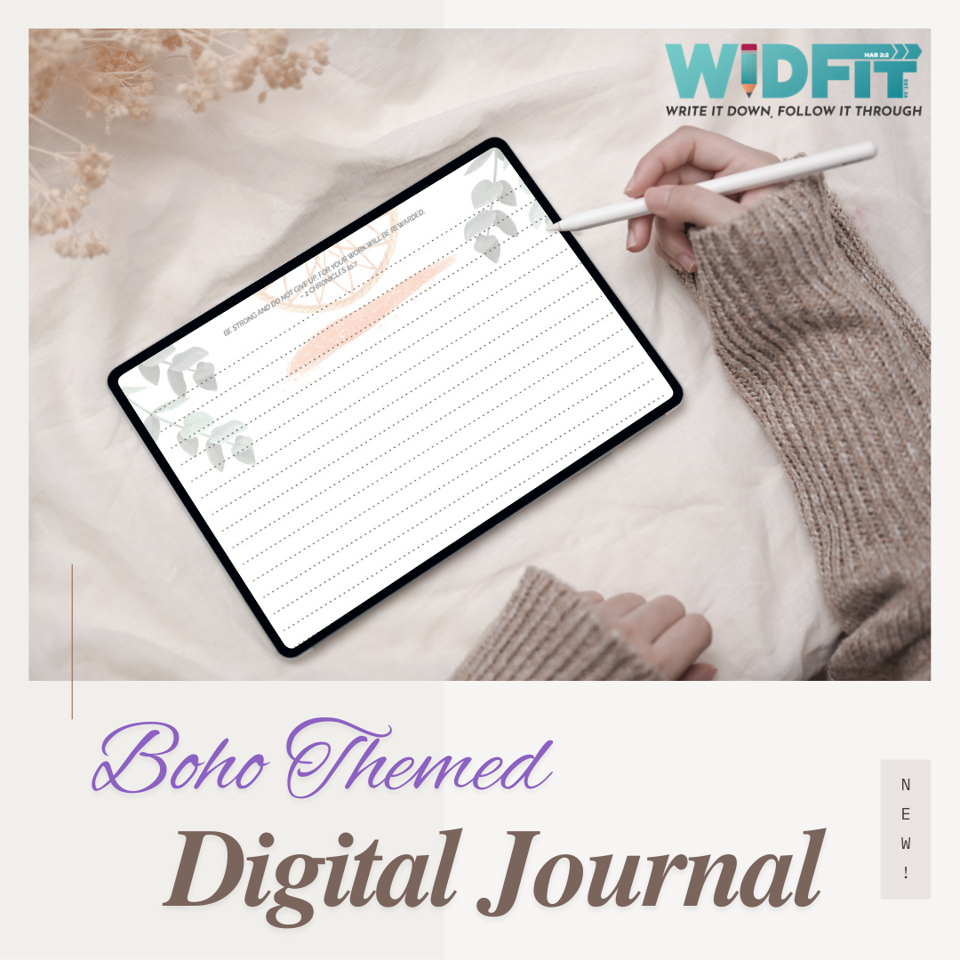 WIDFIT Digital Journaling Package