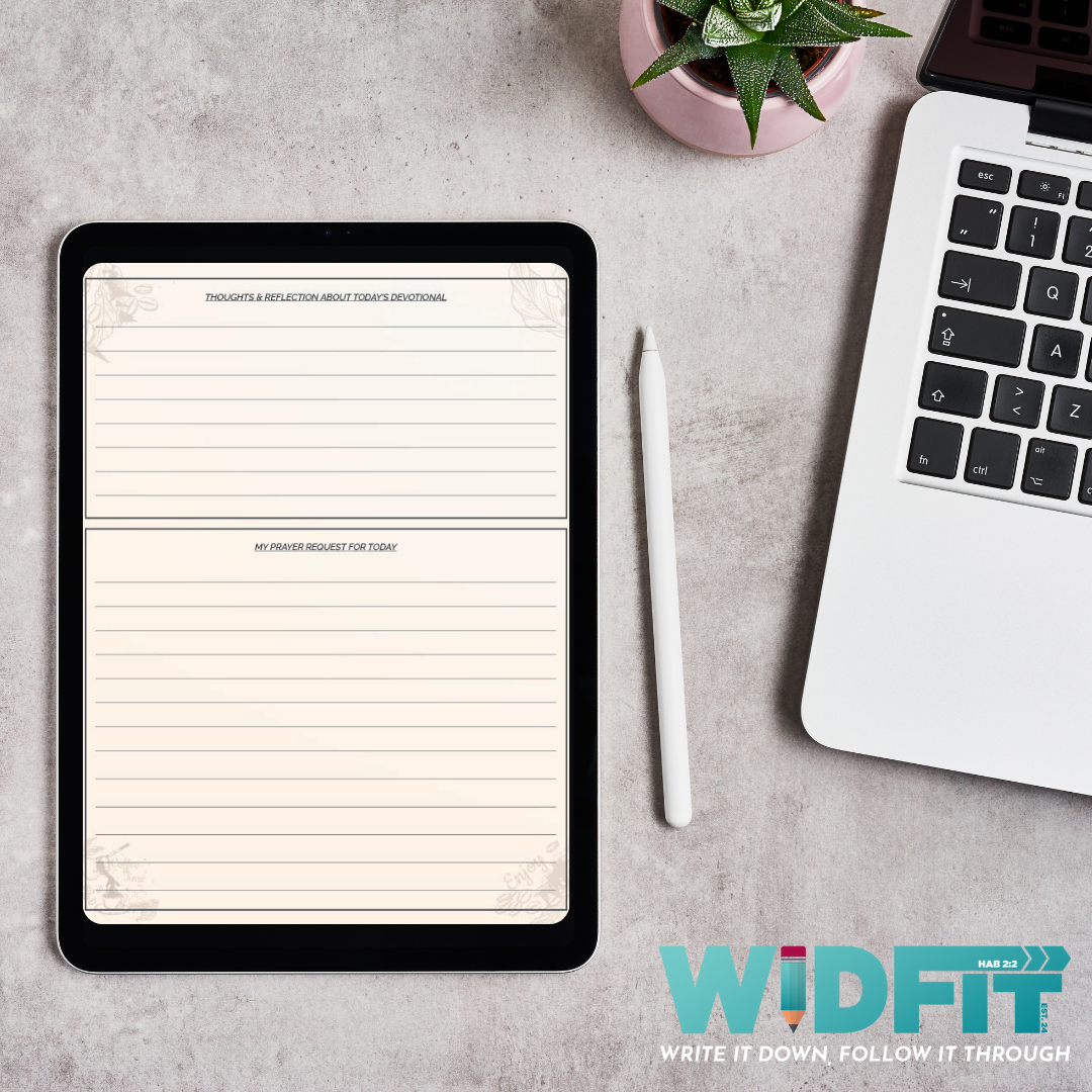 WIDFIT Devotional - Caffeinated