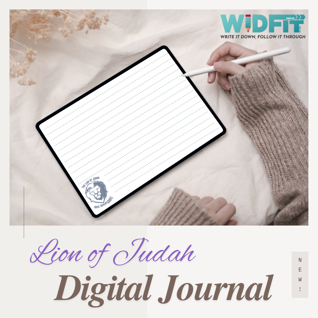 WIDFIT Journal - Lion of Judah