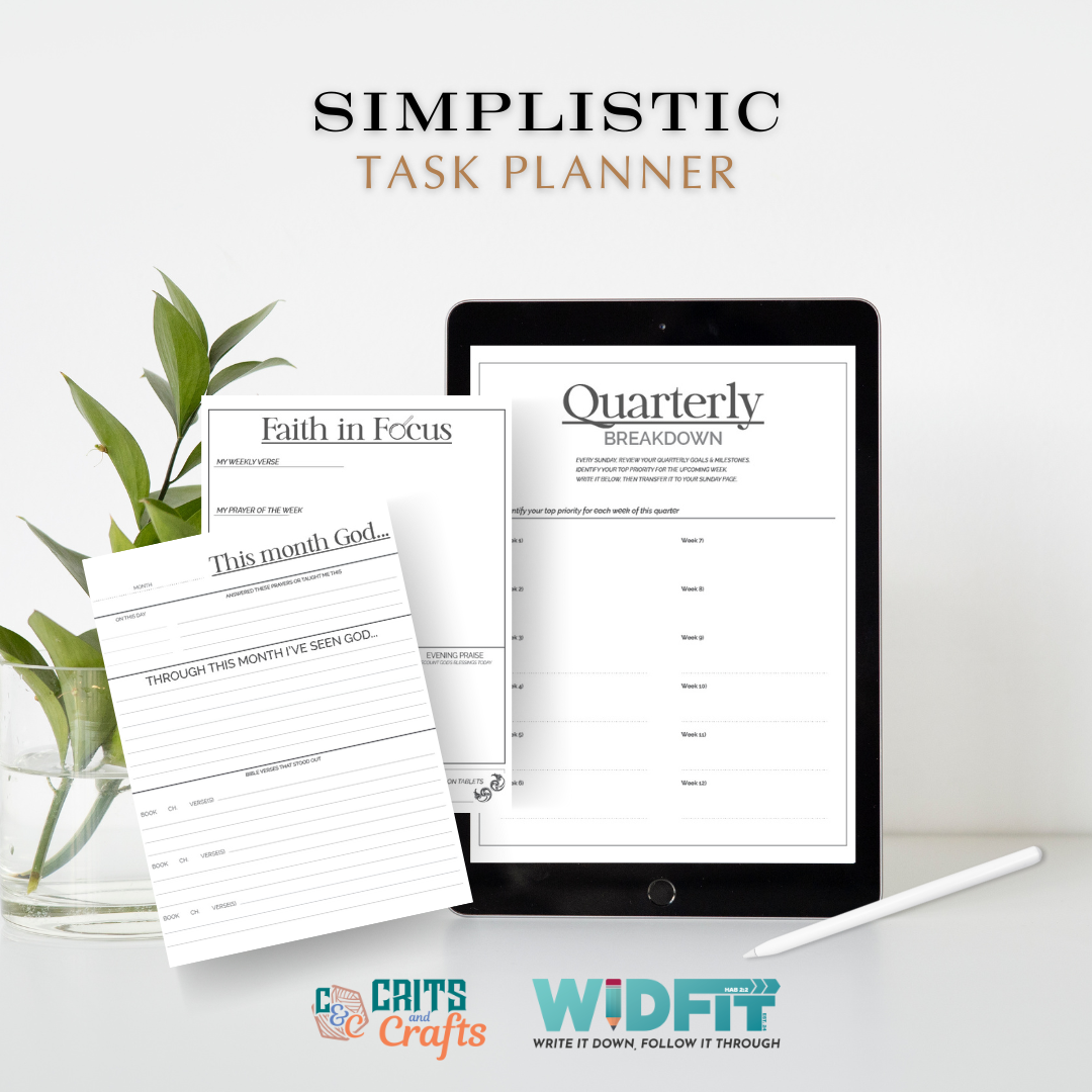 WIDFIT Digital Journaling Package