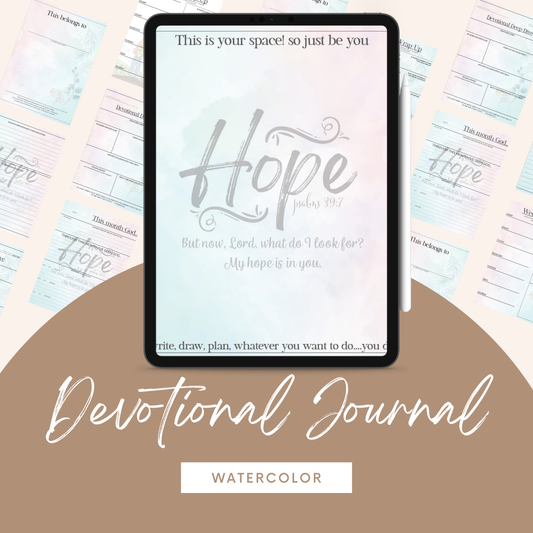 WIDFIT Devotional - Watercolor