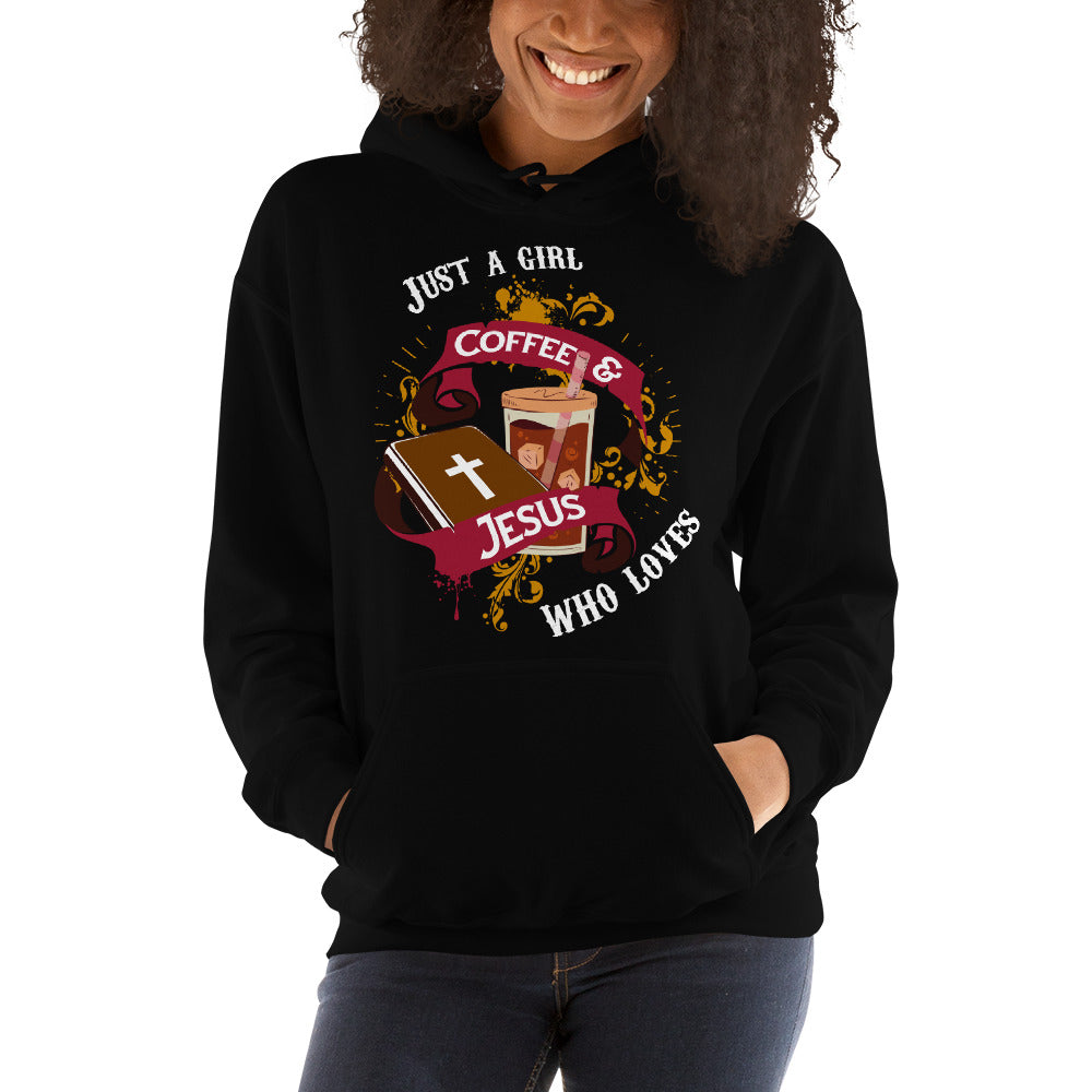 Jesus loving girl- Women's dark Hoodie