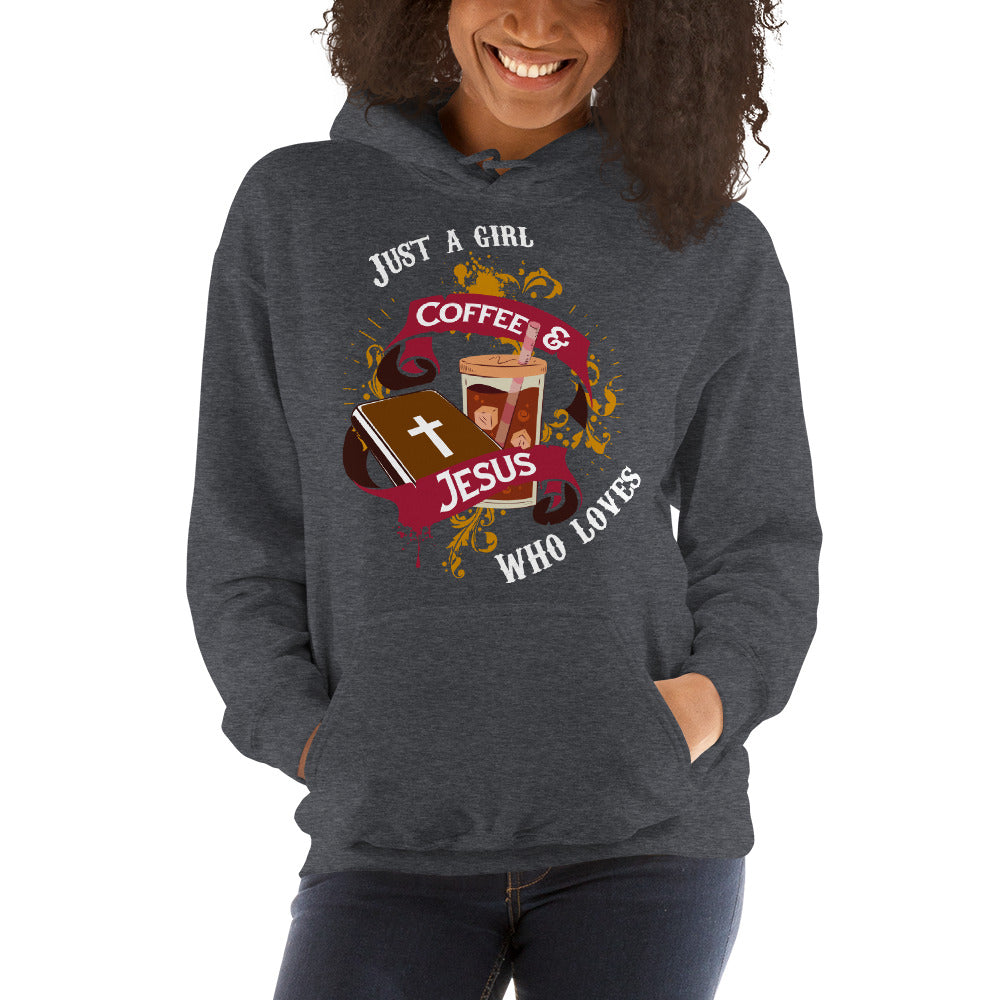 Jesus loving girl- Women's dark Hoodie