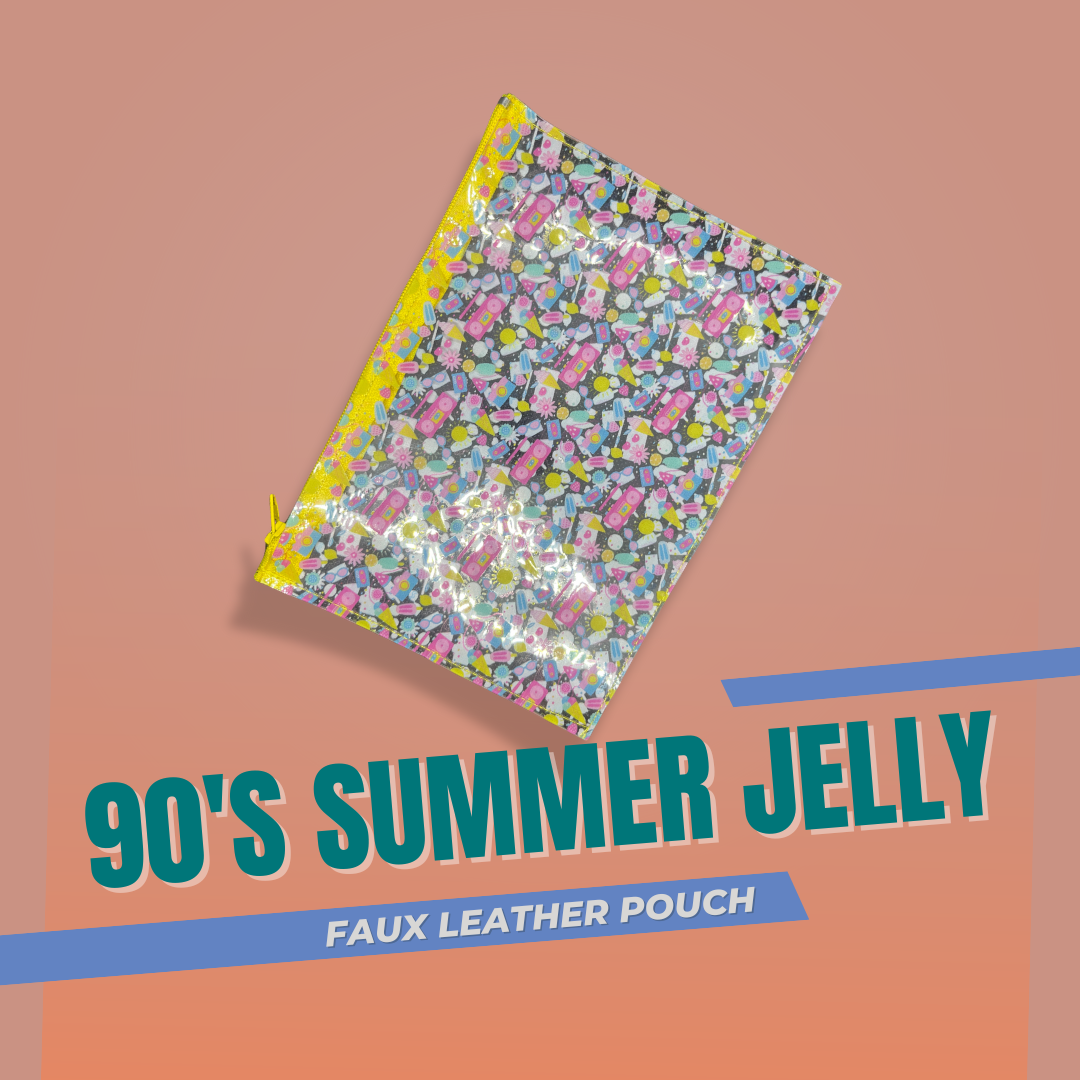 90s Summer Jelly- See Through Pouch