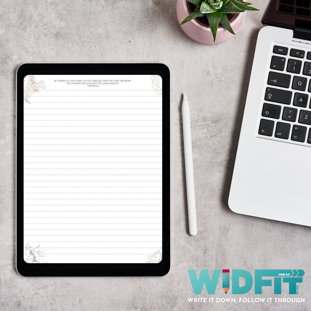 WIDFIT Journal - Caffeinated